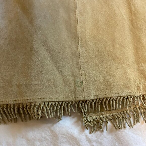 Double D Ranch Western Leather Fringe Jacket - Picture 8 of 9